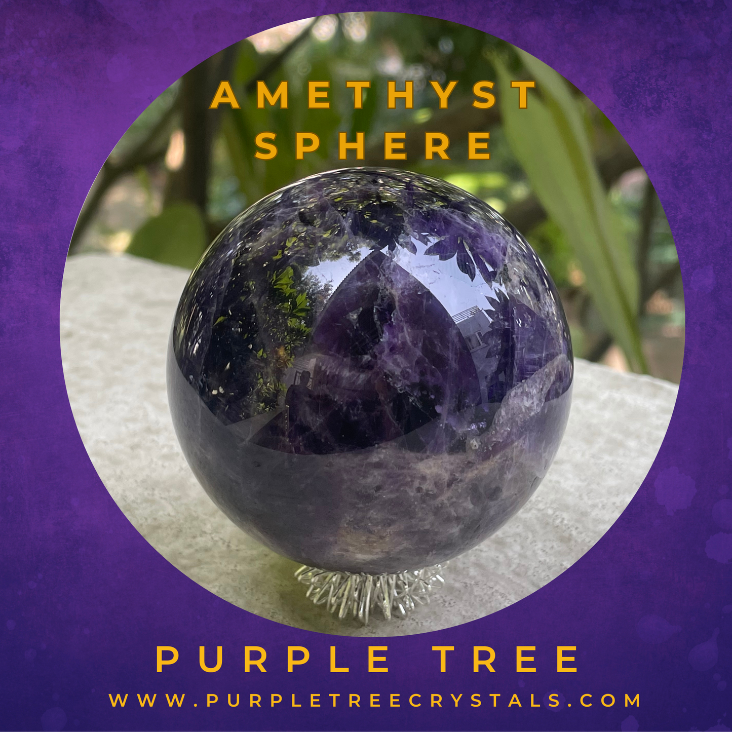 Amethyst Medium Sphere