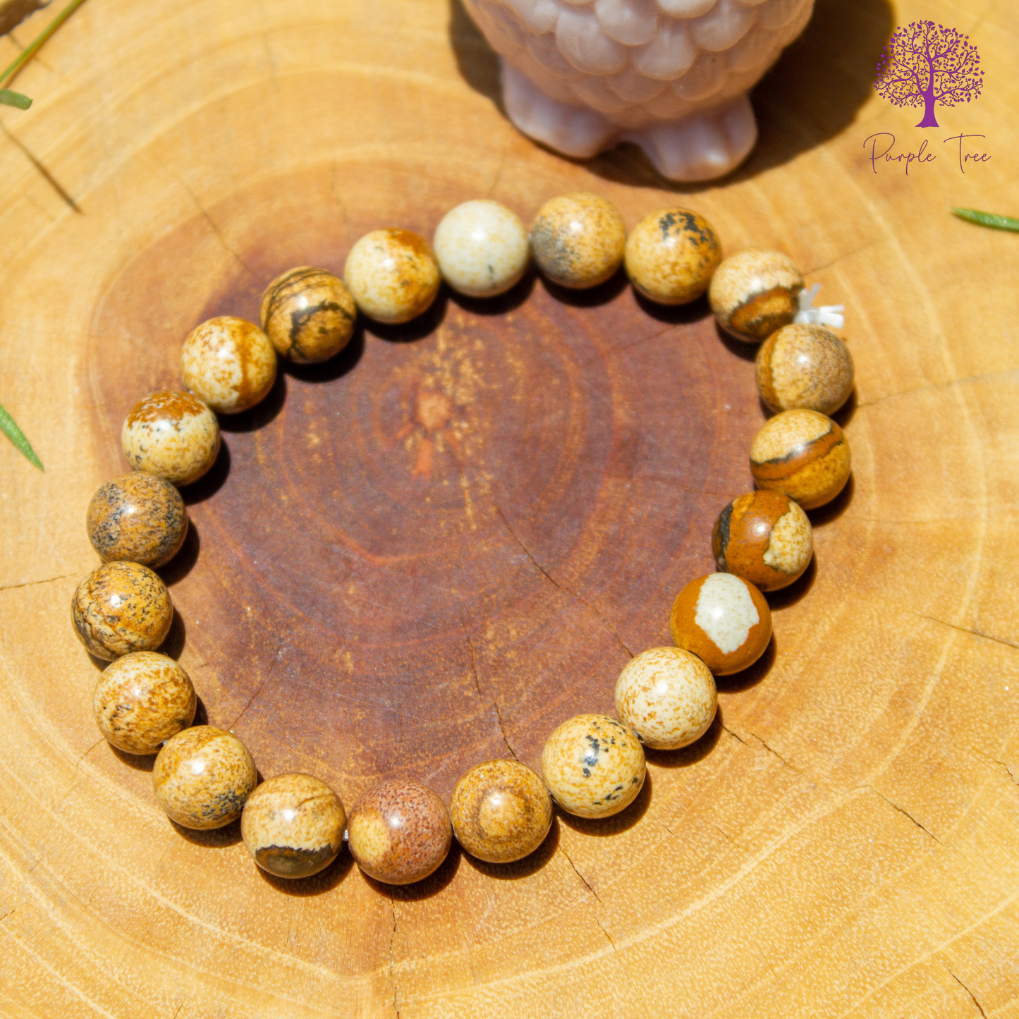 Picture Jasper Bracelet (8MM)