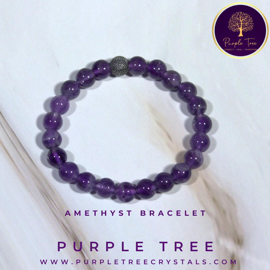 Amethyst Bracelet (8MM)