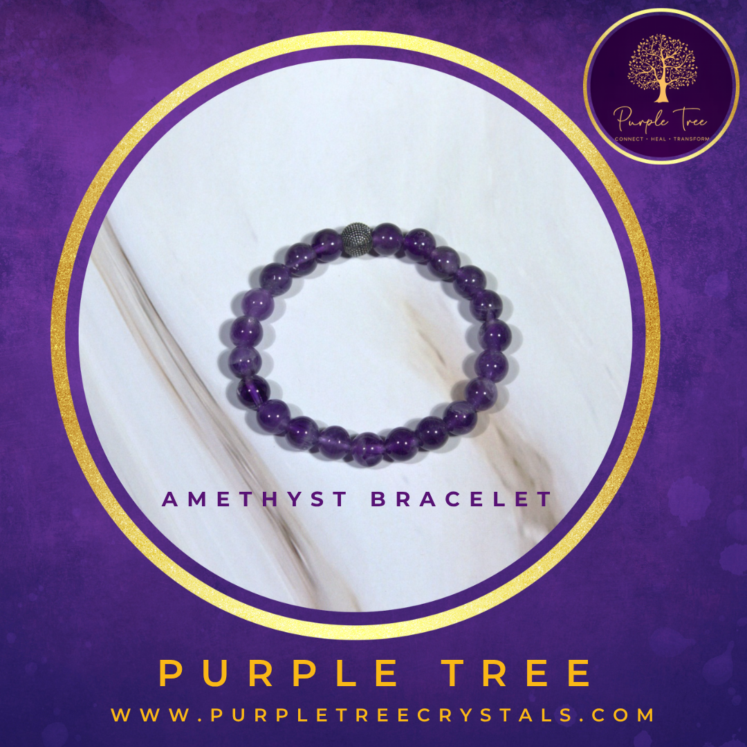 Amethyst Bracelet (8MM)
