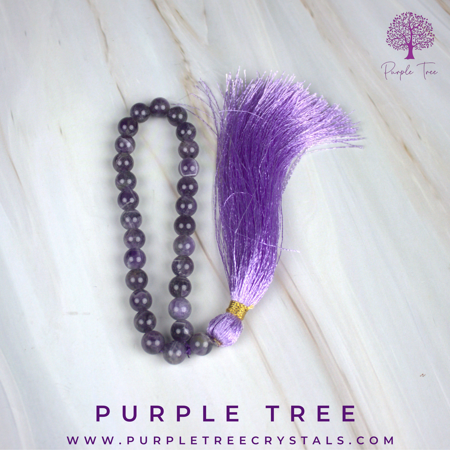 28 Beads, Amethyst - Jap Mala