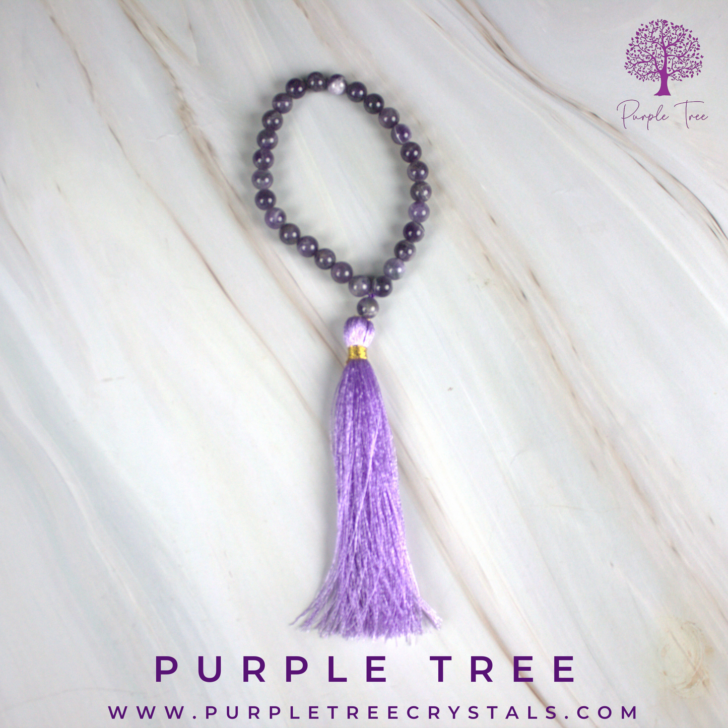 28 Beads, Amethyst - Jap Mala