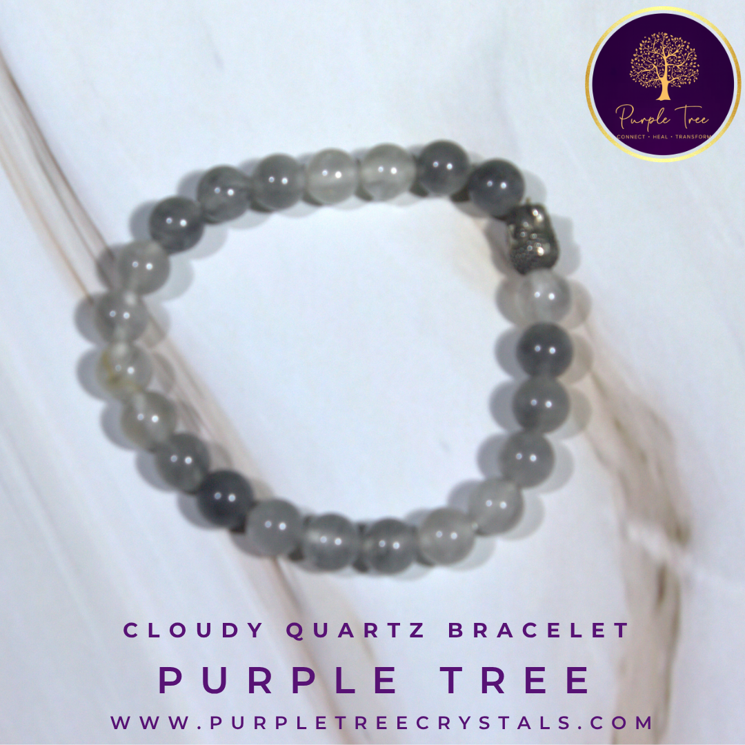 Cloudy Quartz Bracelet (8MM)