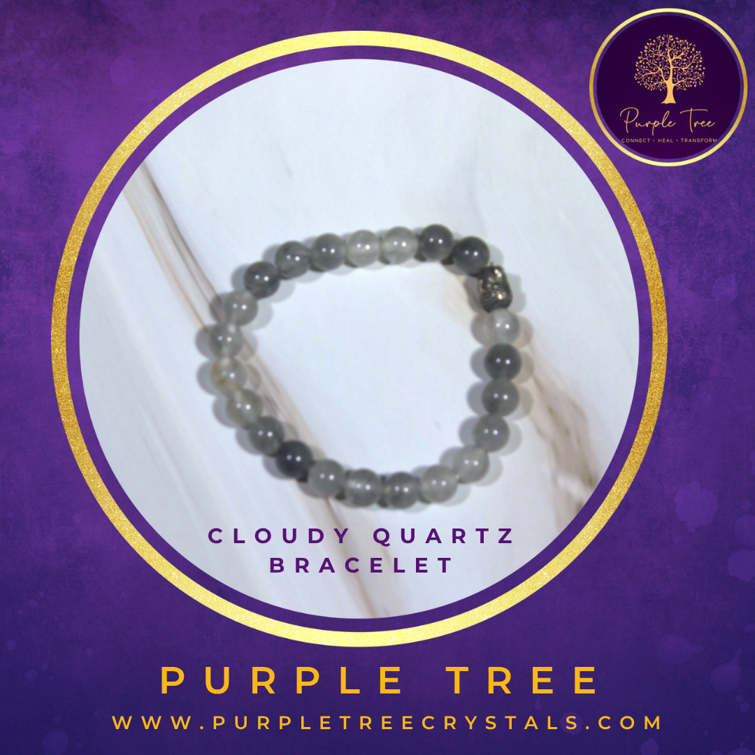 Cloudy Quartz Bracelet (8MM)