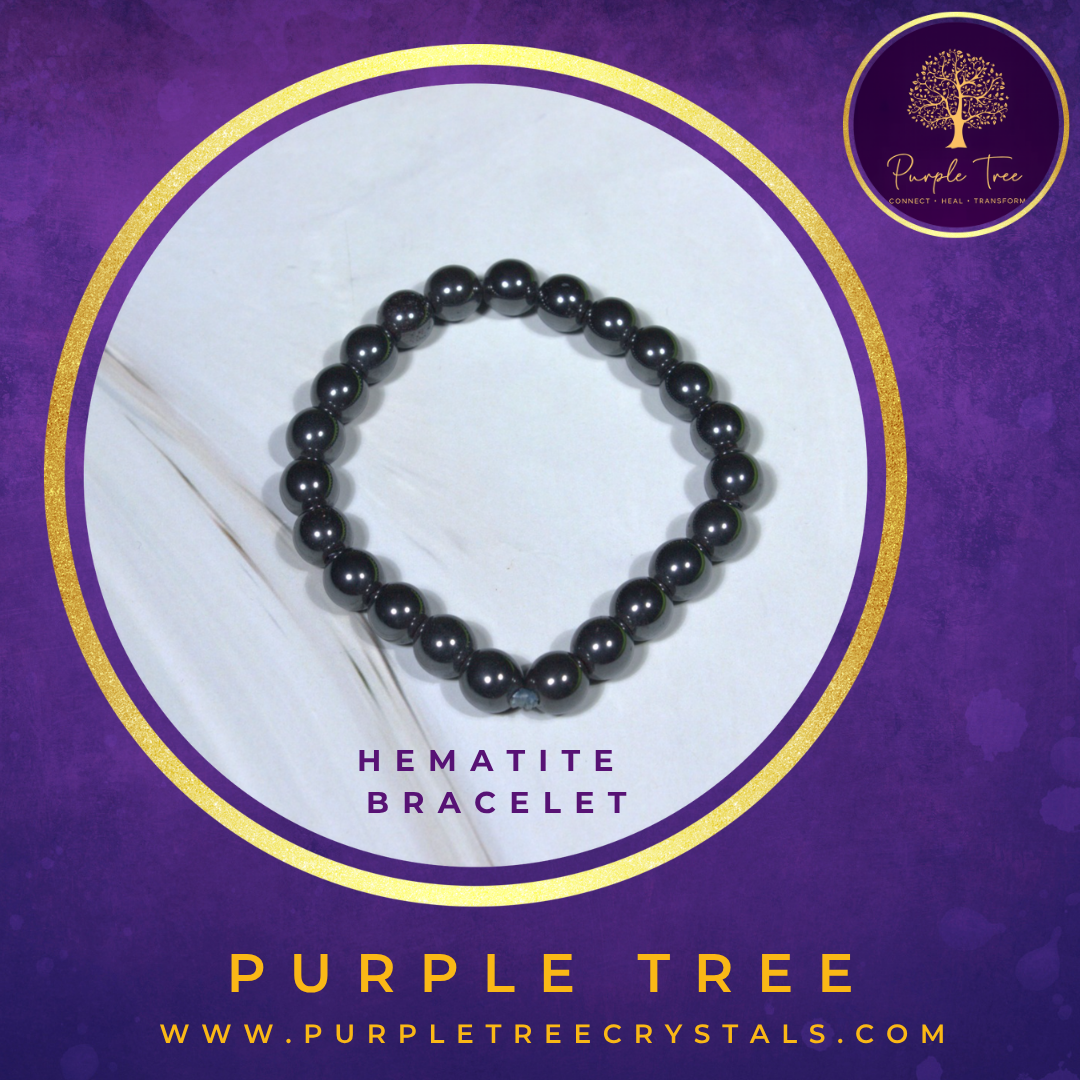 Grey Hematite Bracelet (8MM)