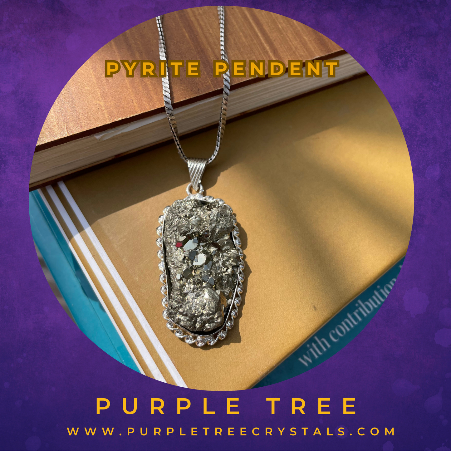Golden Pyrite Pendant
