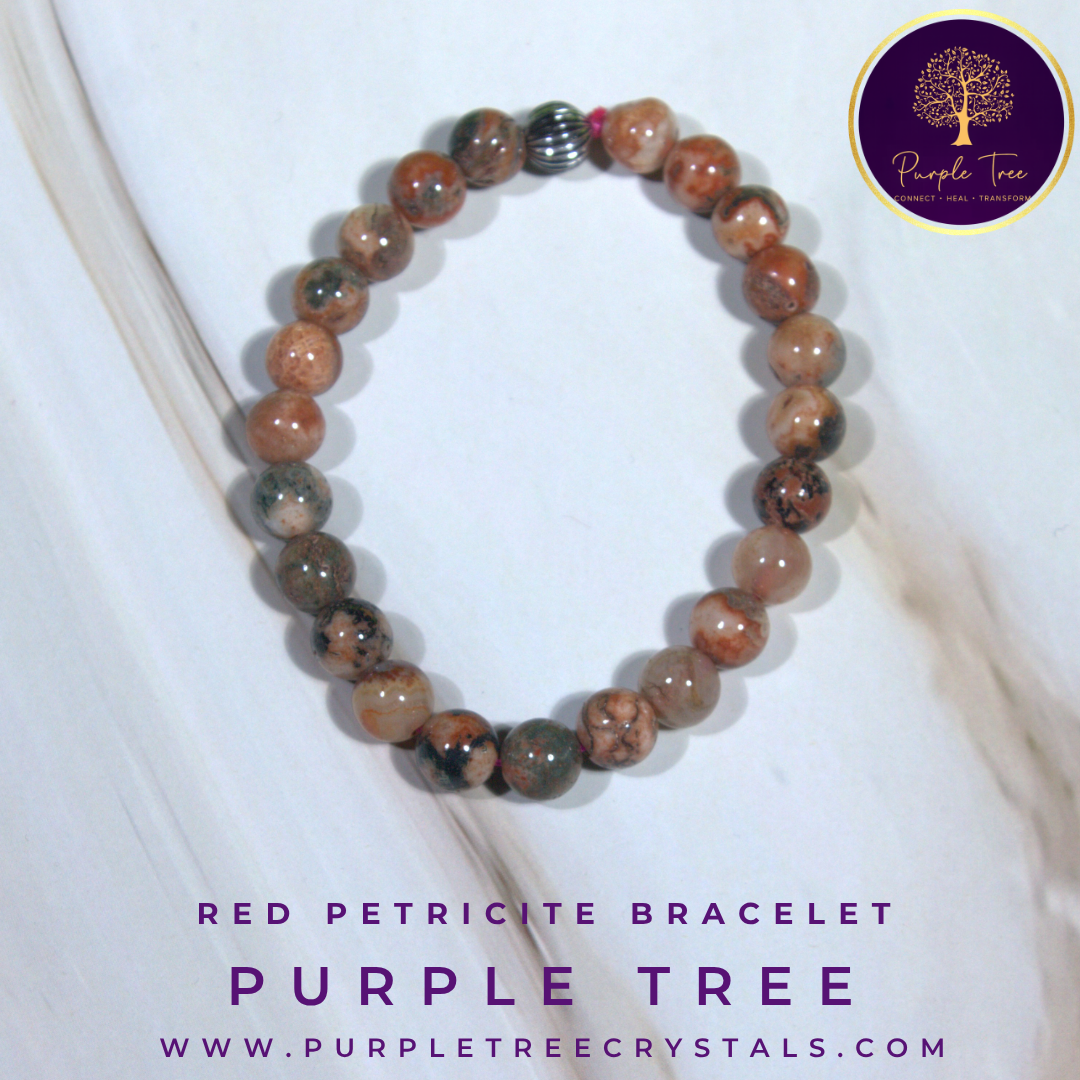 Red Petrisite Bracelet (8MM)