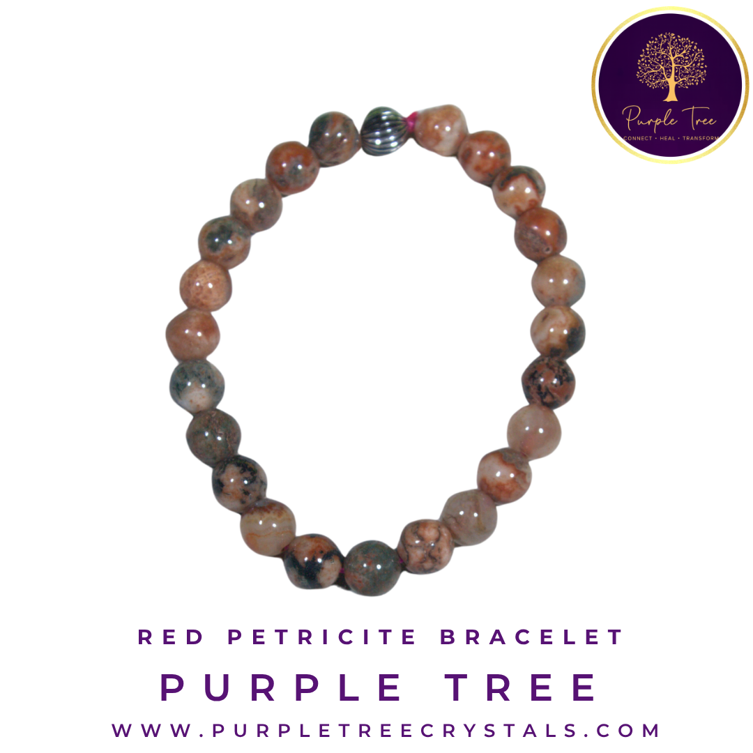 Red Petrisite Bracelet (8MM)