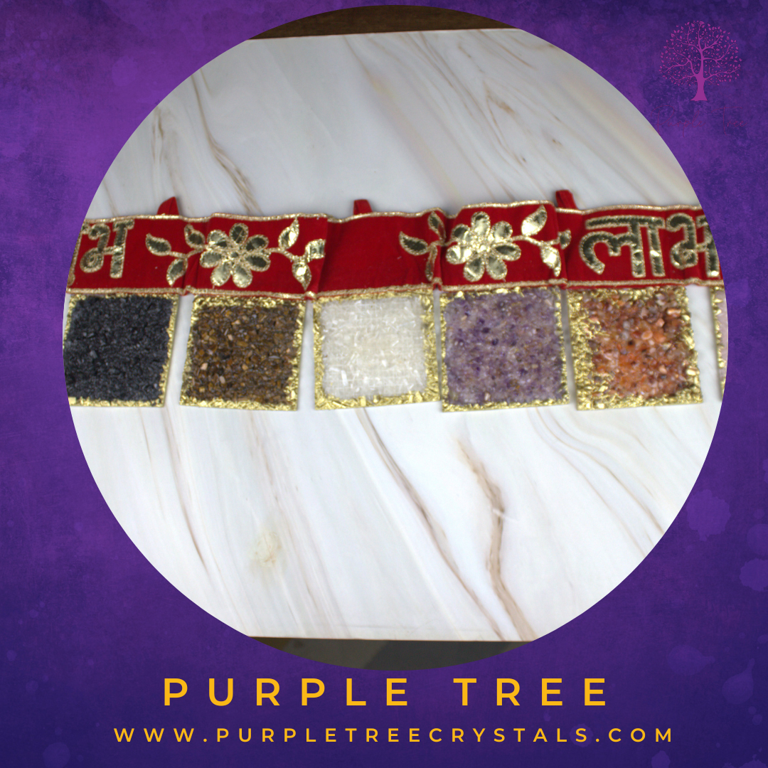 7 Chakra Crystal Toran For Door/Enterance/Temple Area