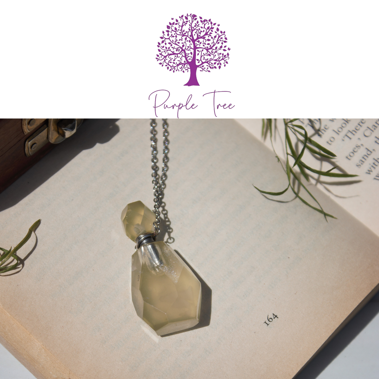 'Yellow Aventurine' Bottle Pendant