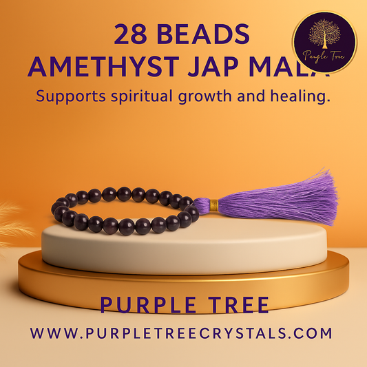 28 Beads, Amethyst - Jap Mala