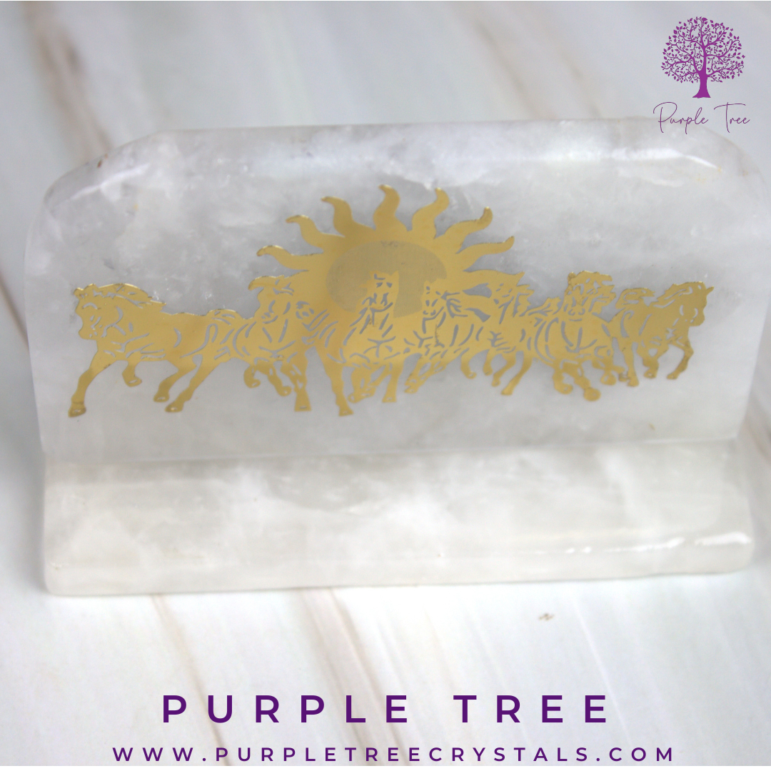 7 Horses Clear Quartz (Table Top)