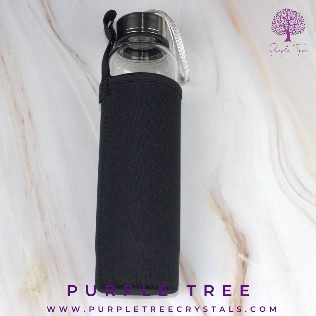 Amethyst Crystal Water Bottle