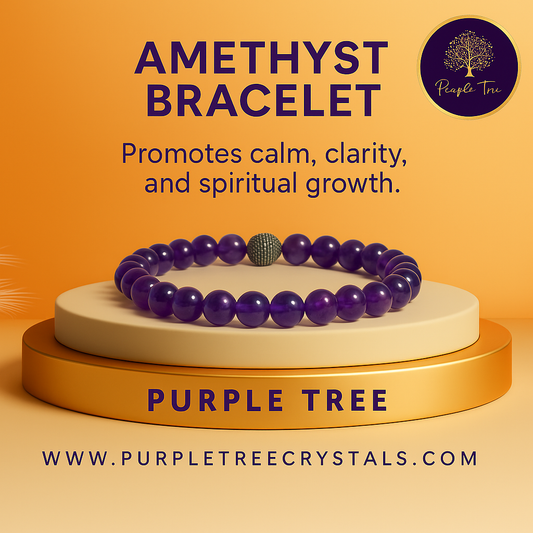 Amethyst Bracelet (8MM)