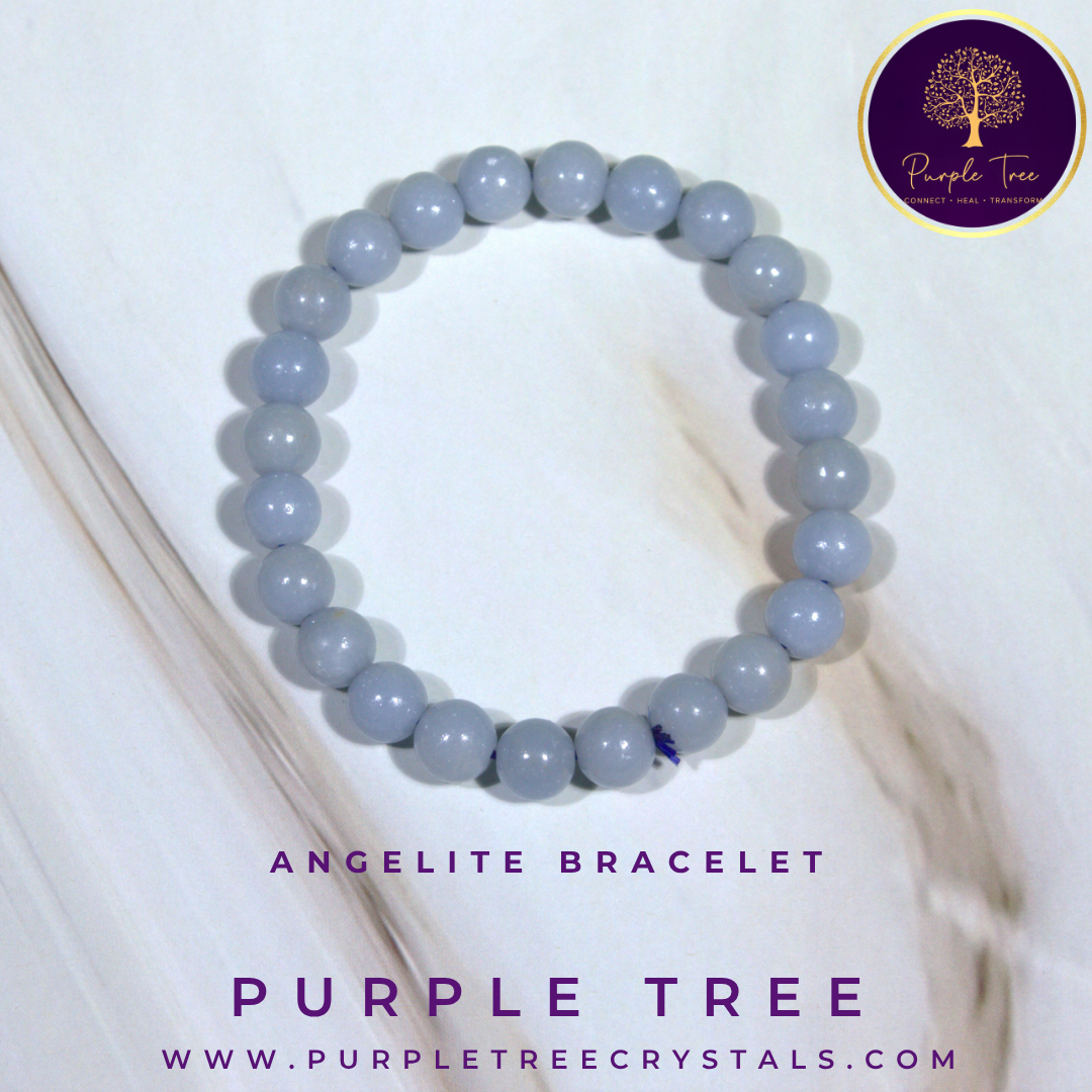 Angelite Bracelet (8MM)