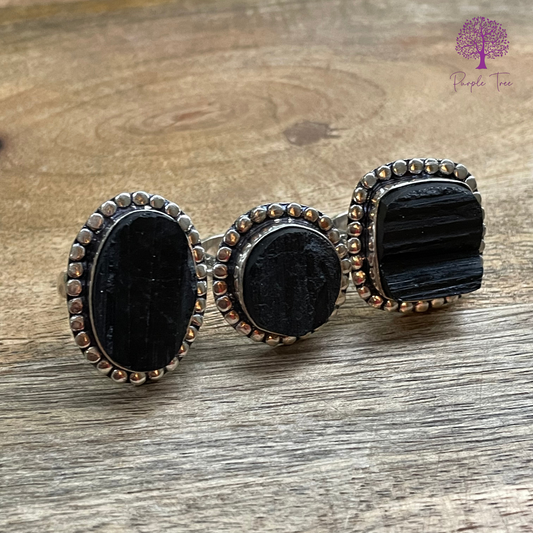 Black Tourmaline Ring