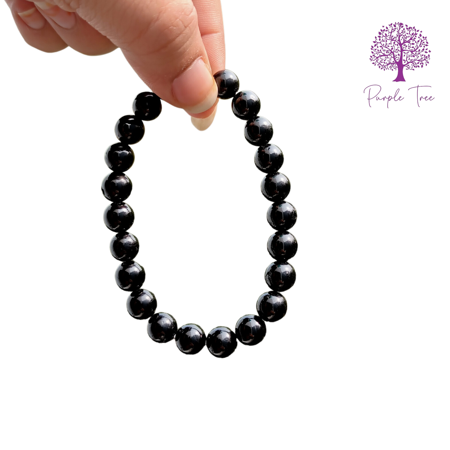 Black Tourmaline Bracelets (8MM & Tumble)