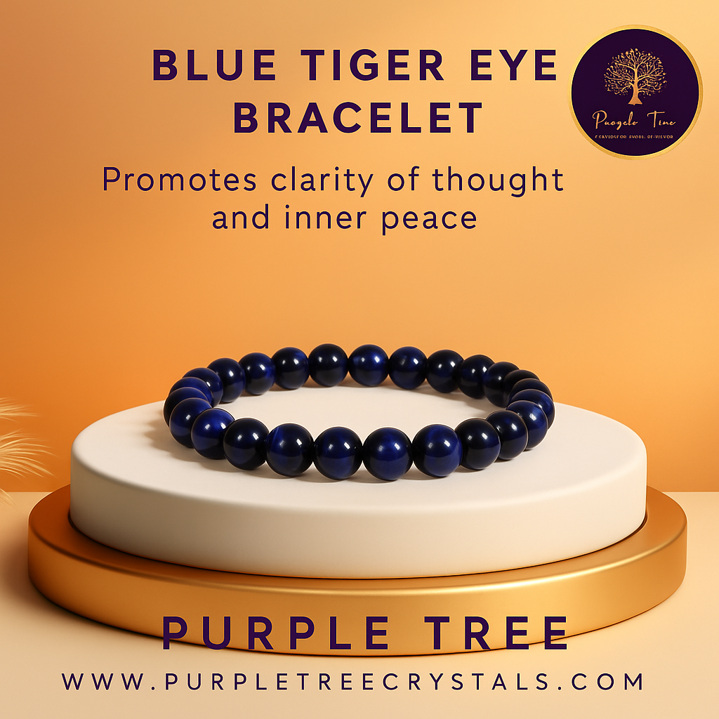 Tiger Eye - Blue Bracelet (8MM)