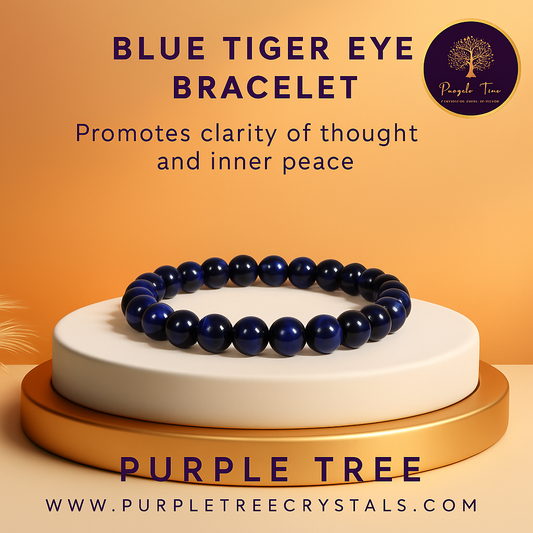 Tiger Eye - Blue Bracelet (8MM)
