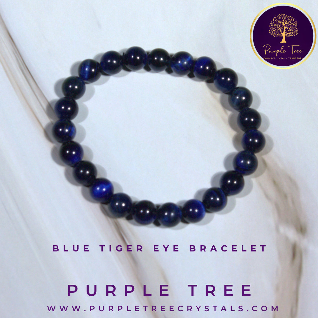 Tiger Eye - Blue Bracelet (8MM)