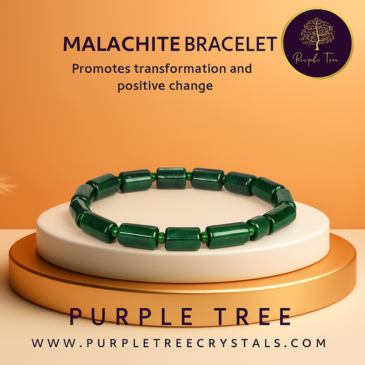 Malachite Pipe  Bracelet (Premium)