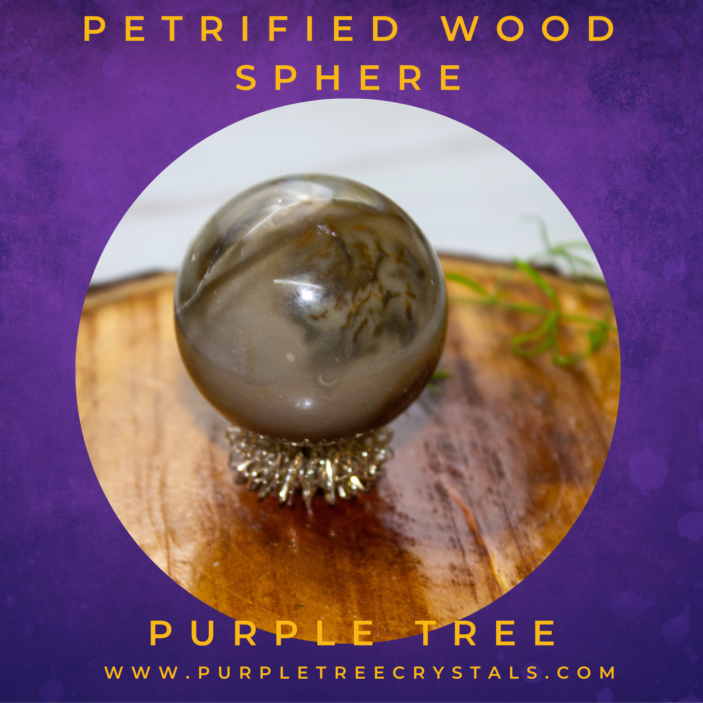 'Petrified Wood' Sphere