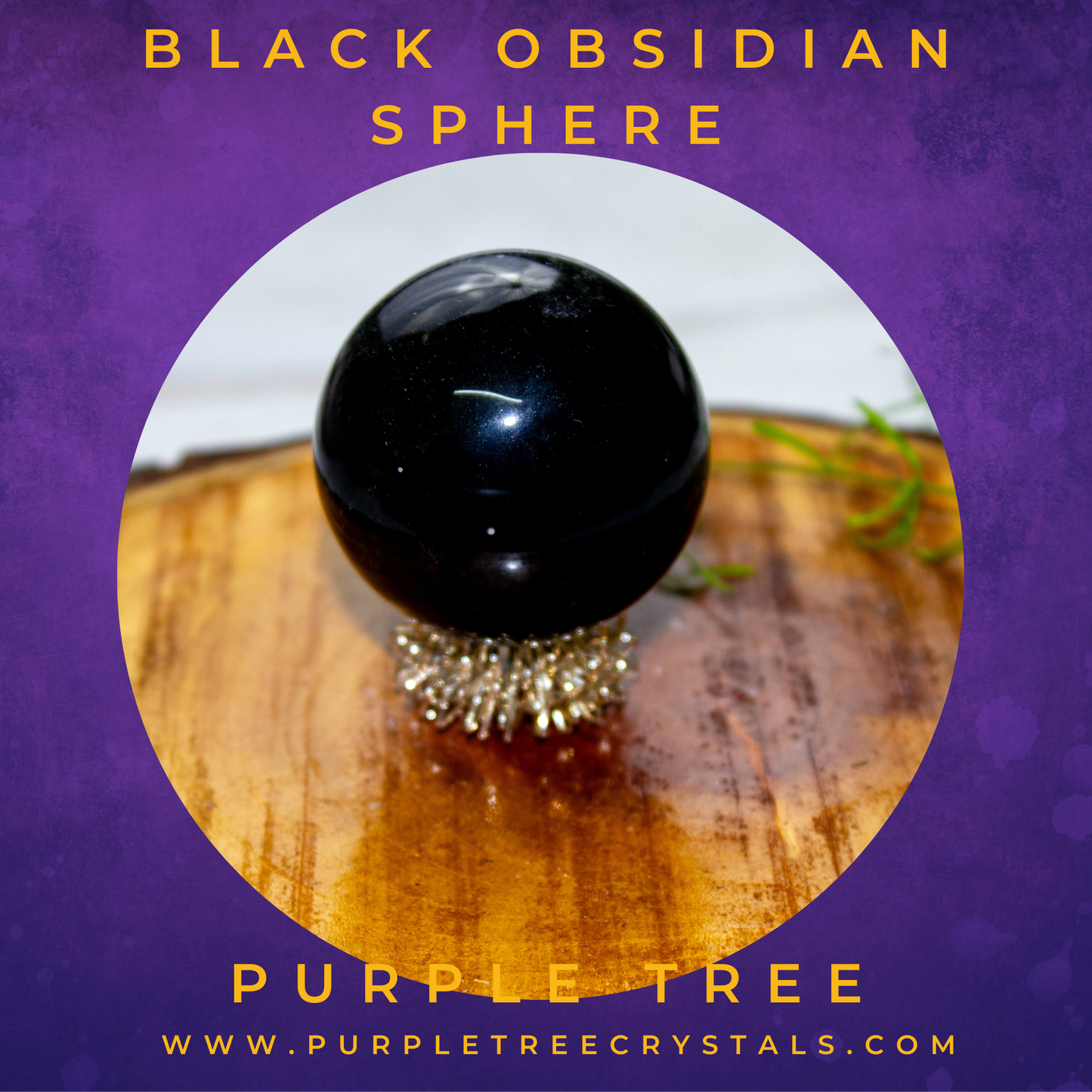 'Black Obsidian' Sphere