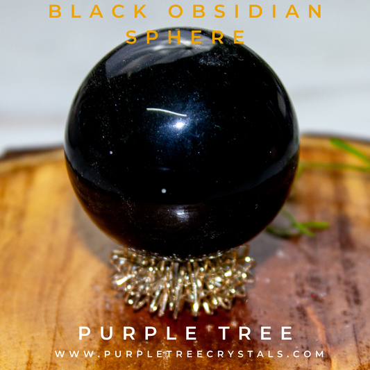 'Black Obsidian' Sphere