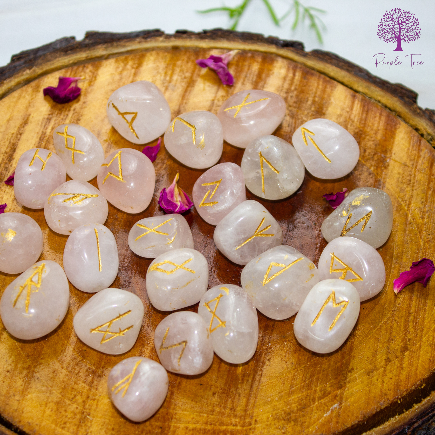 'Rose Quartz' Rune Set