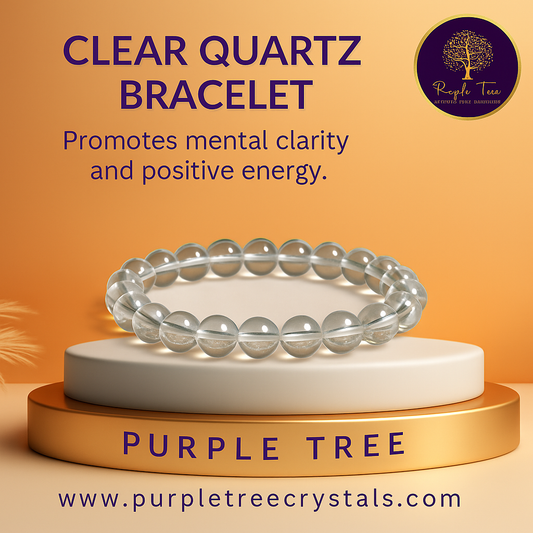 Clear Quartz Bracelet (8MM)