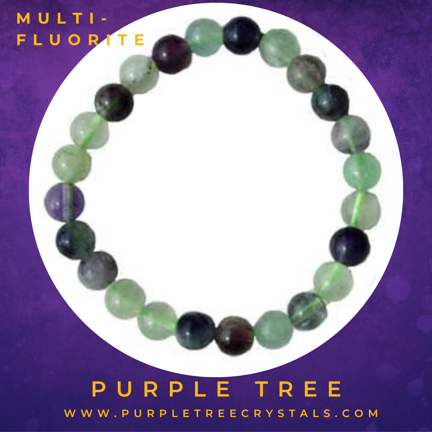 Multifluorite Bracelet (8MM)