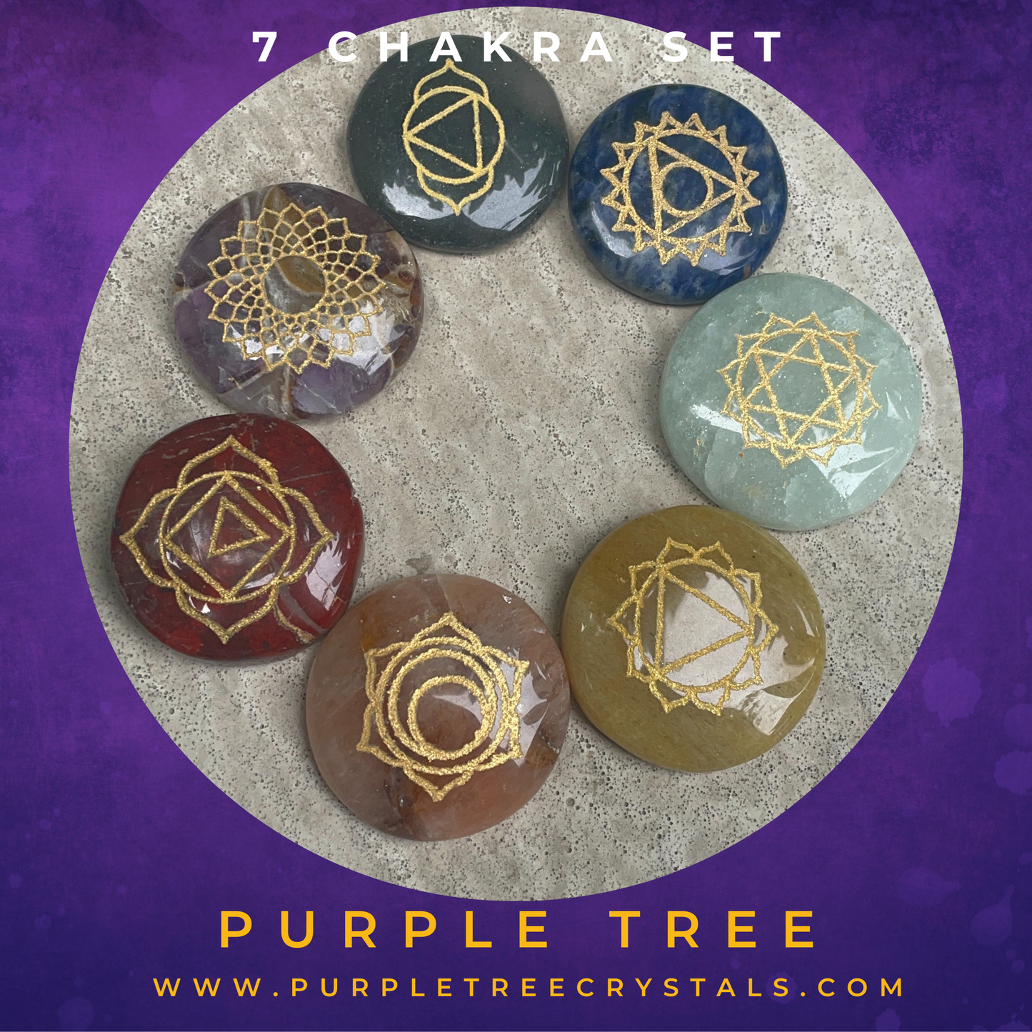 7 Chakra Circular Set