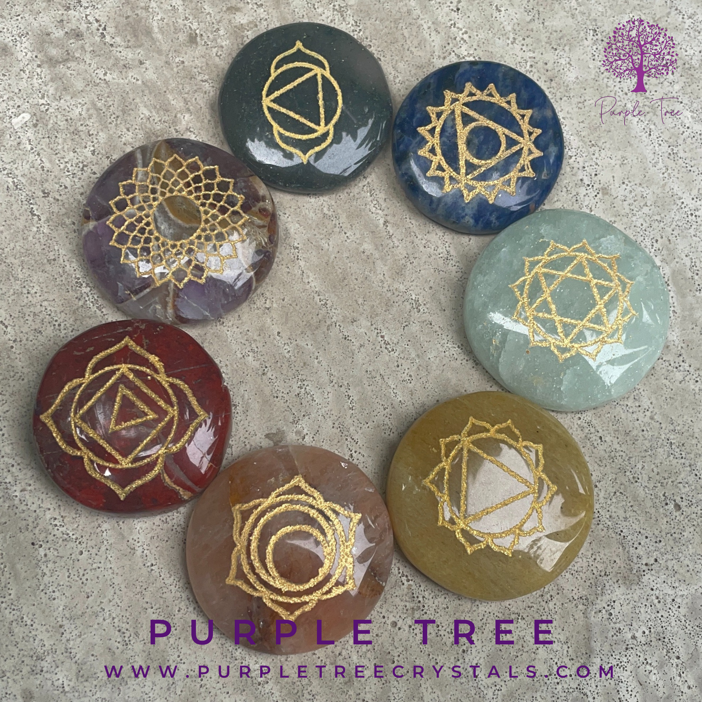 7 Chakra Circular Set