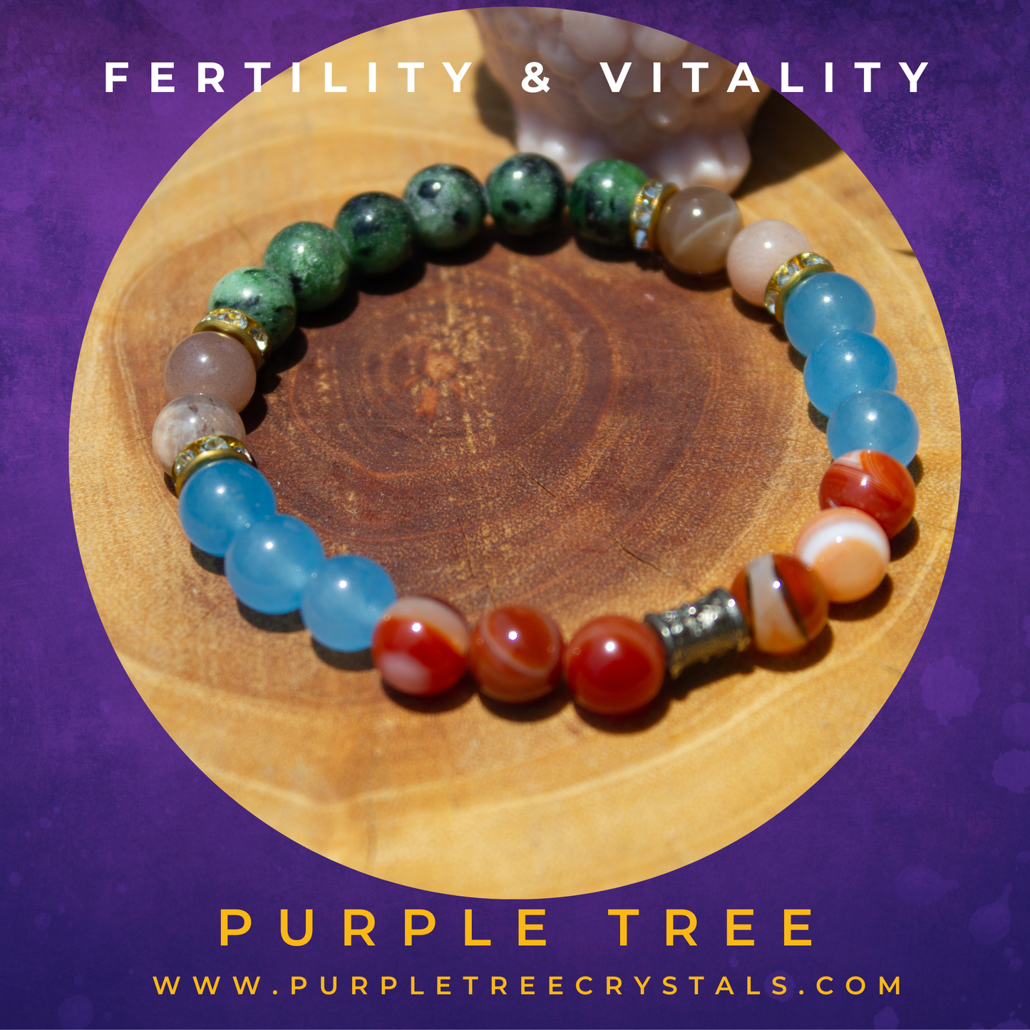 Fertility and Vitality Bracelet (8MM)