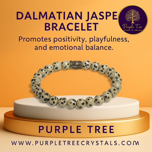 Dalmation Jasper Bracelet (8MM)