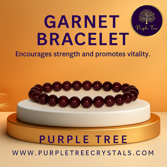 Garnet Bracelet (8MM)