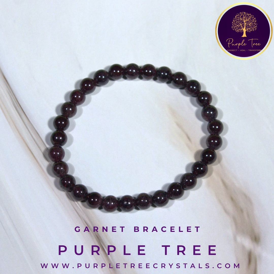 Garnet Bracelet (8MM)