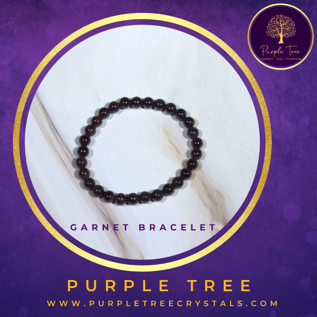 Garnet Bracelet (8MM)