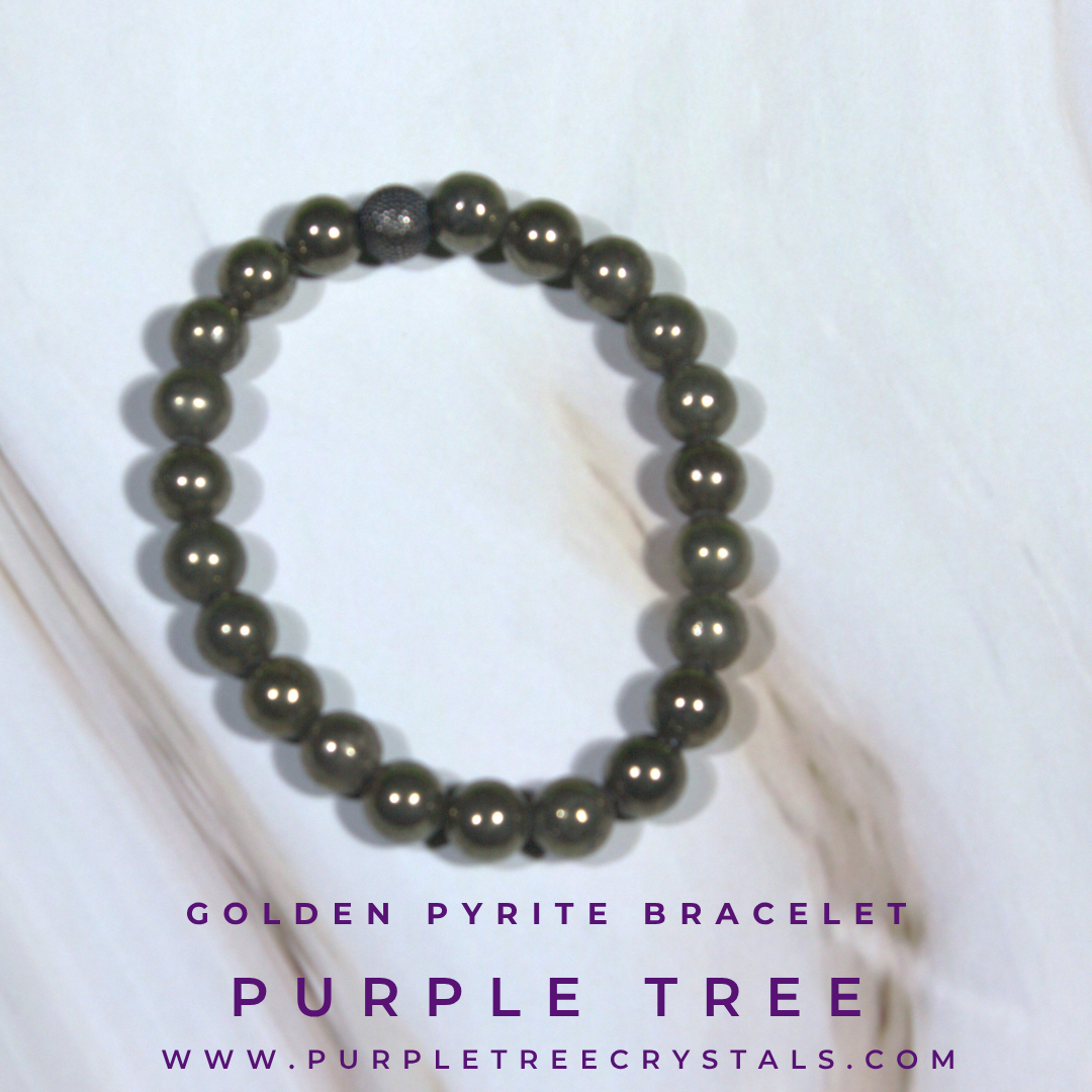 Golden Pyrite Bracelet (8MM)