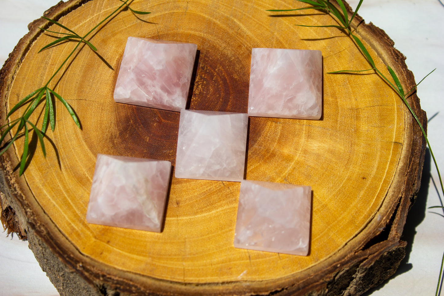 Rose Quartz Pyramid (Small)