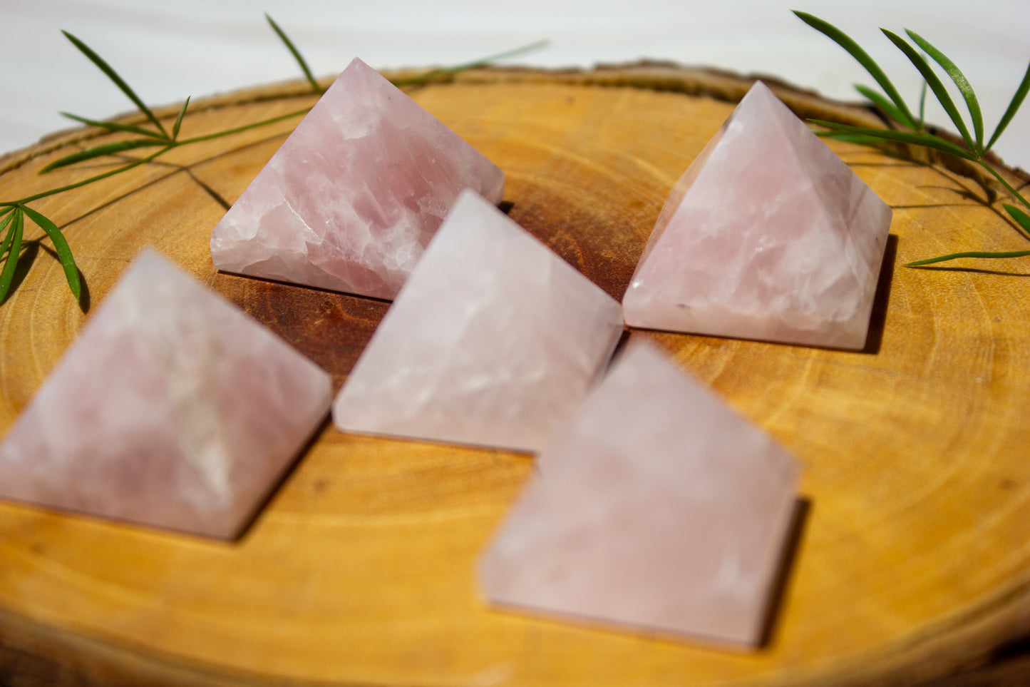 Rose Quartz Pyramid (Small)