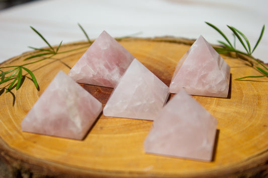 Rose Quartz Pyramid (Small)