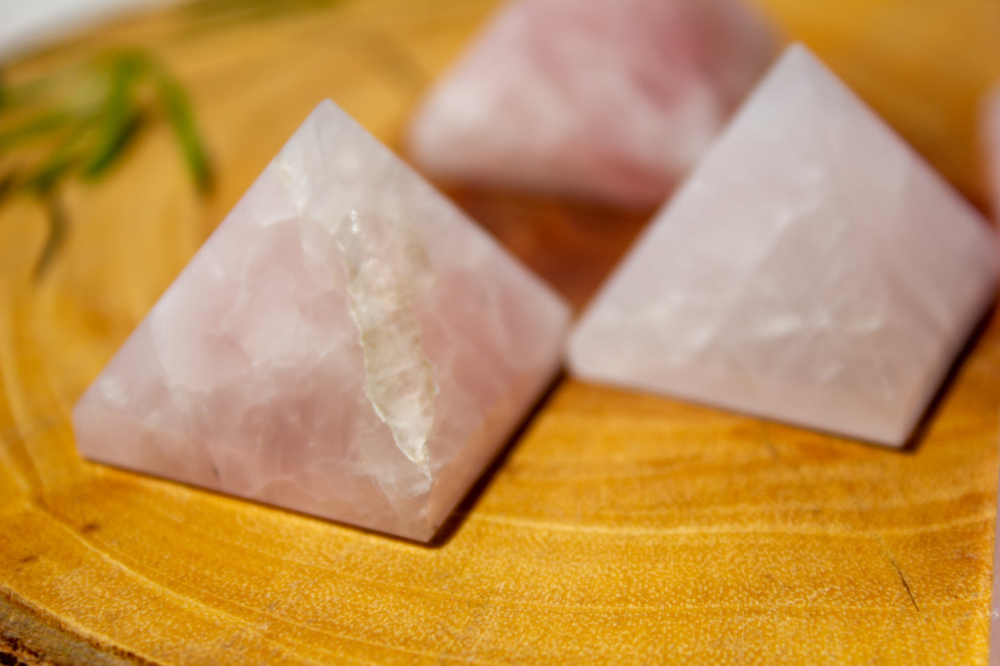 Rose Quartz Pyramid (Small)