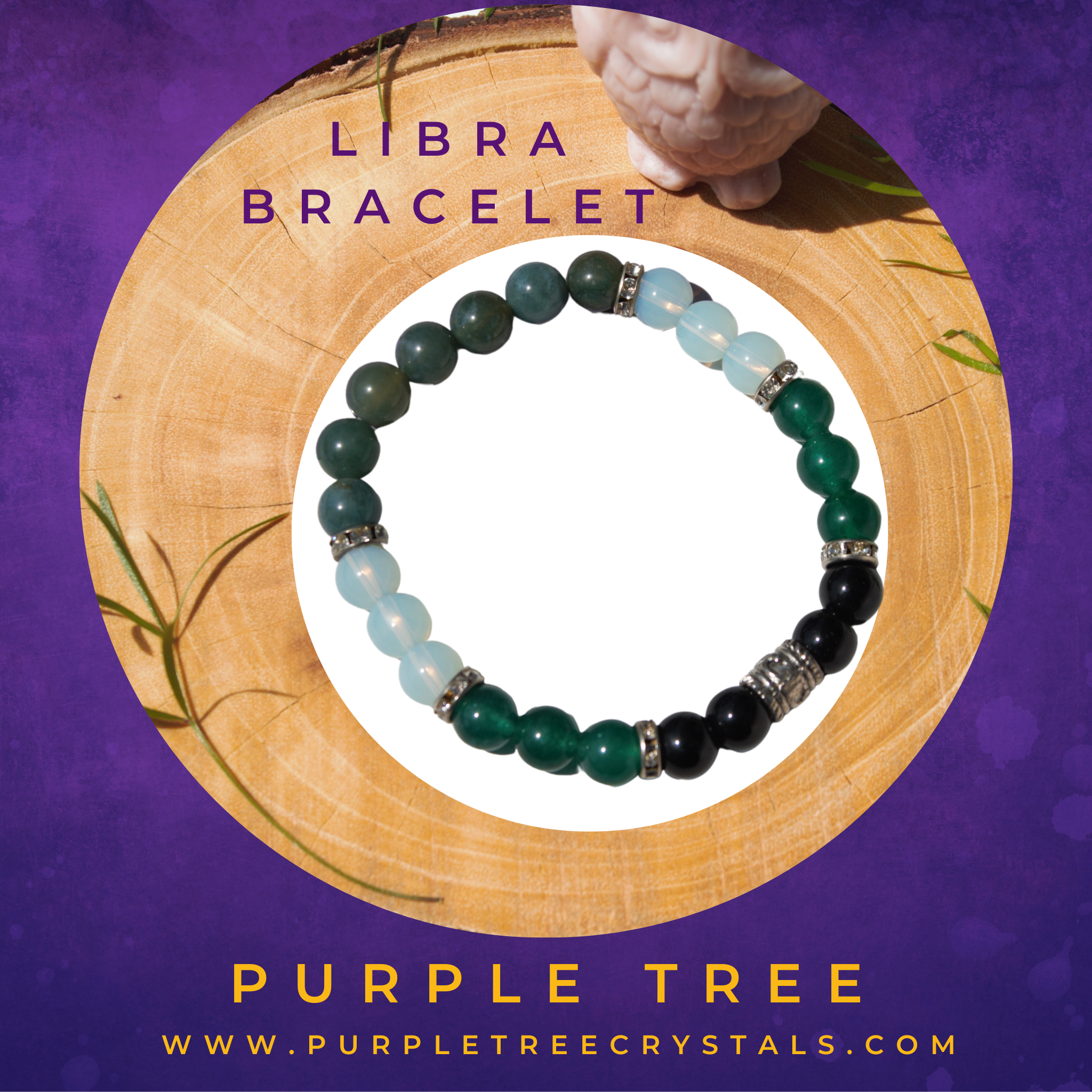 Libra Energy Crystal Astrology Zodiac Reiki Black Tourmaline Bracelet –  Spiritual Diva Jewelry