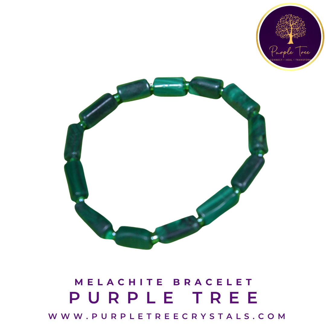 Malachite Pipe  Bracelet (Premium)