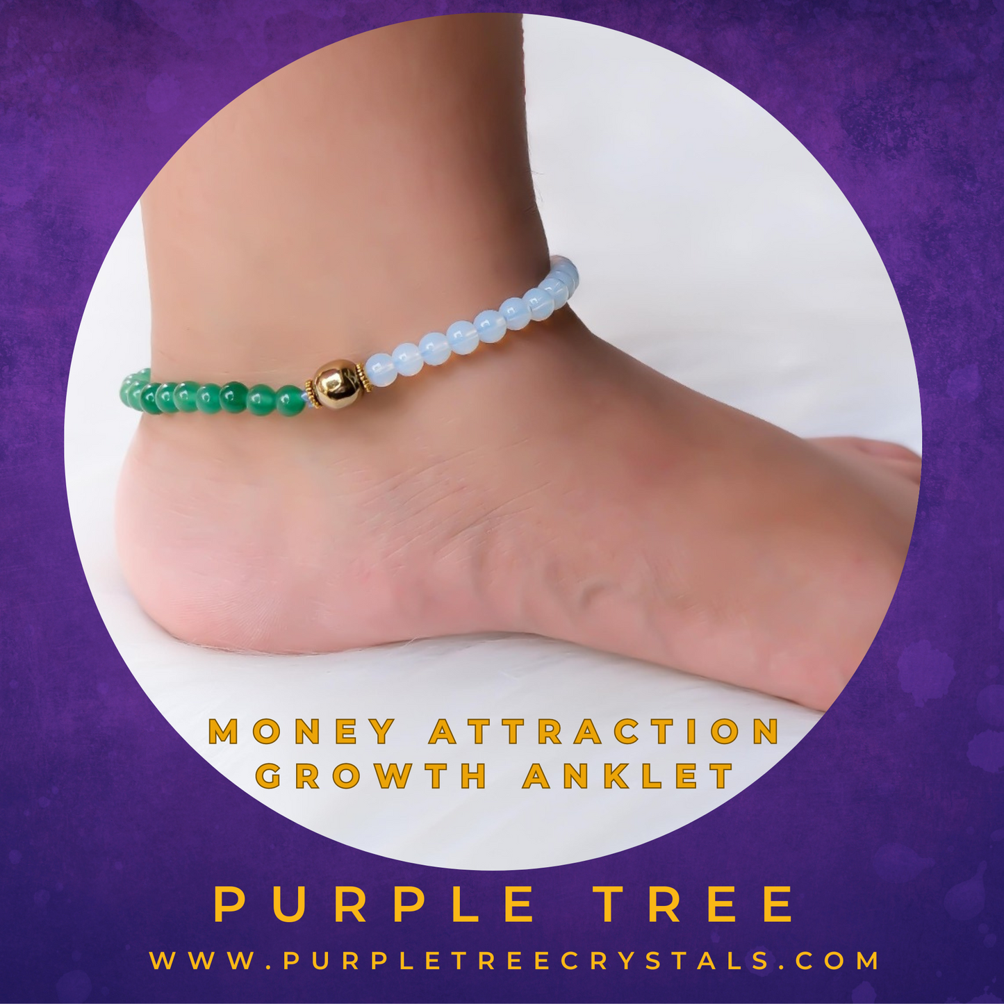 Money Attraction Growth Anklet