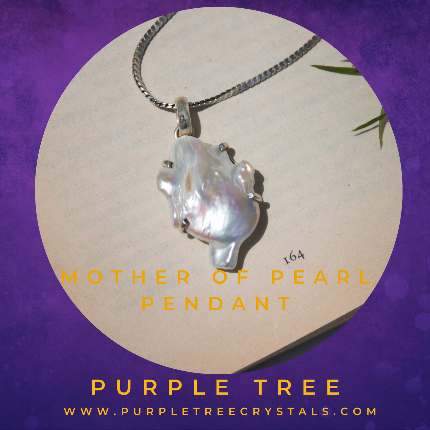 'Mother of Pearl' Silver Pendant