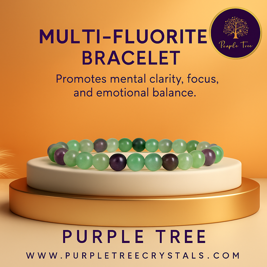 Multi-Fluorite Bracelet (8MM)