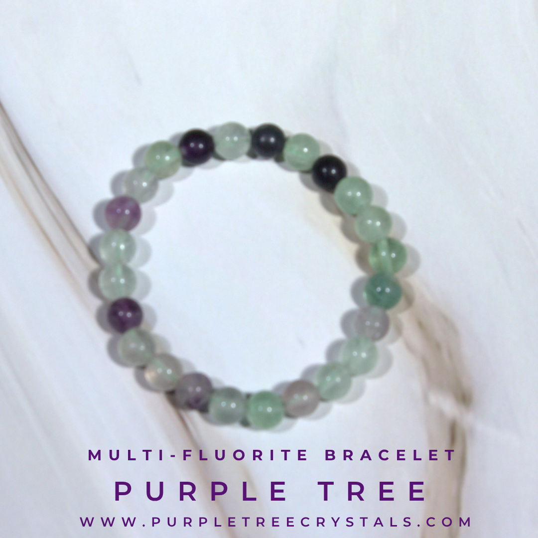 Multi-Fluorite Bracelet (8MM)