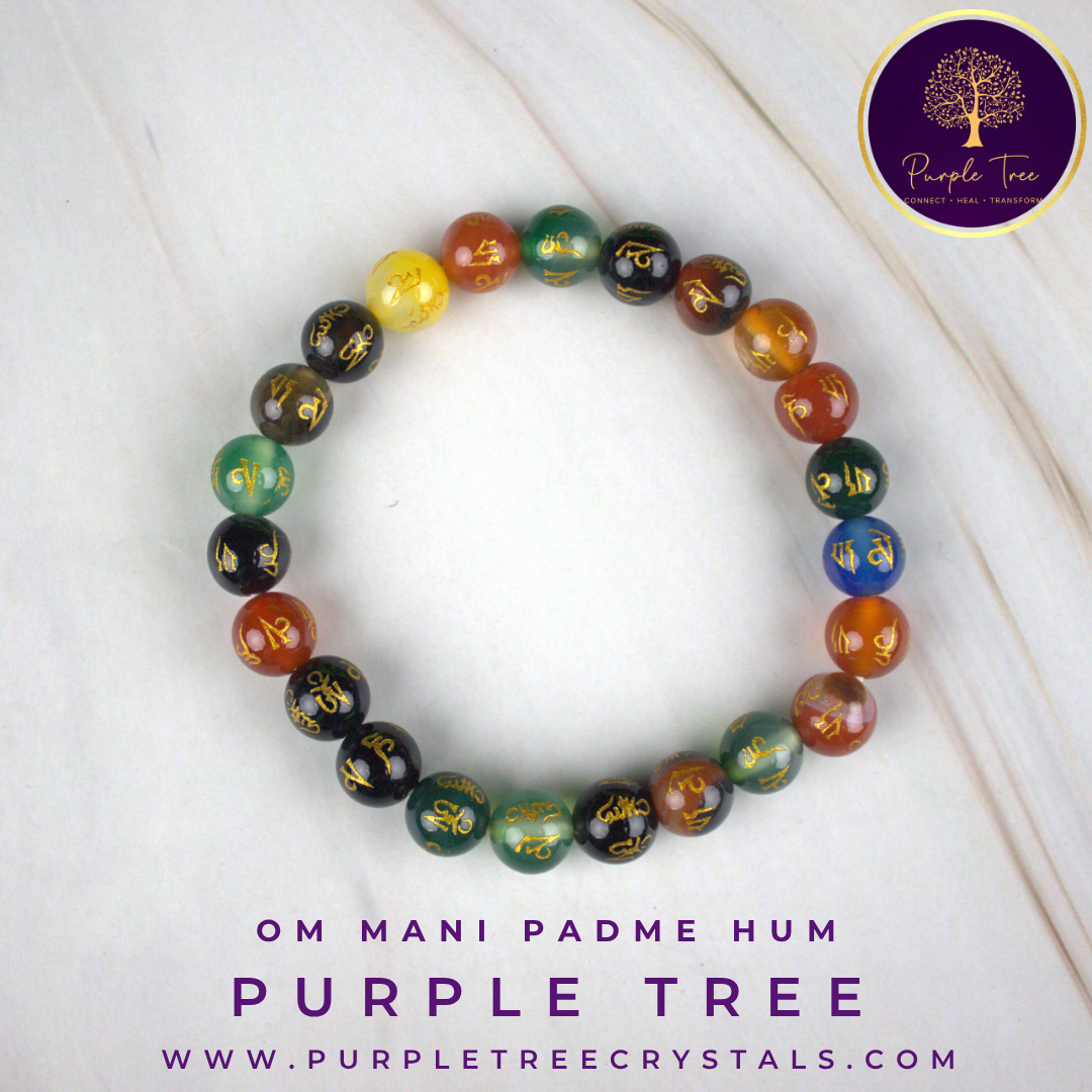 Om Mani Padme Hum Bracelet (8MM)